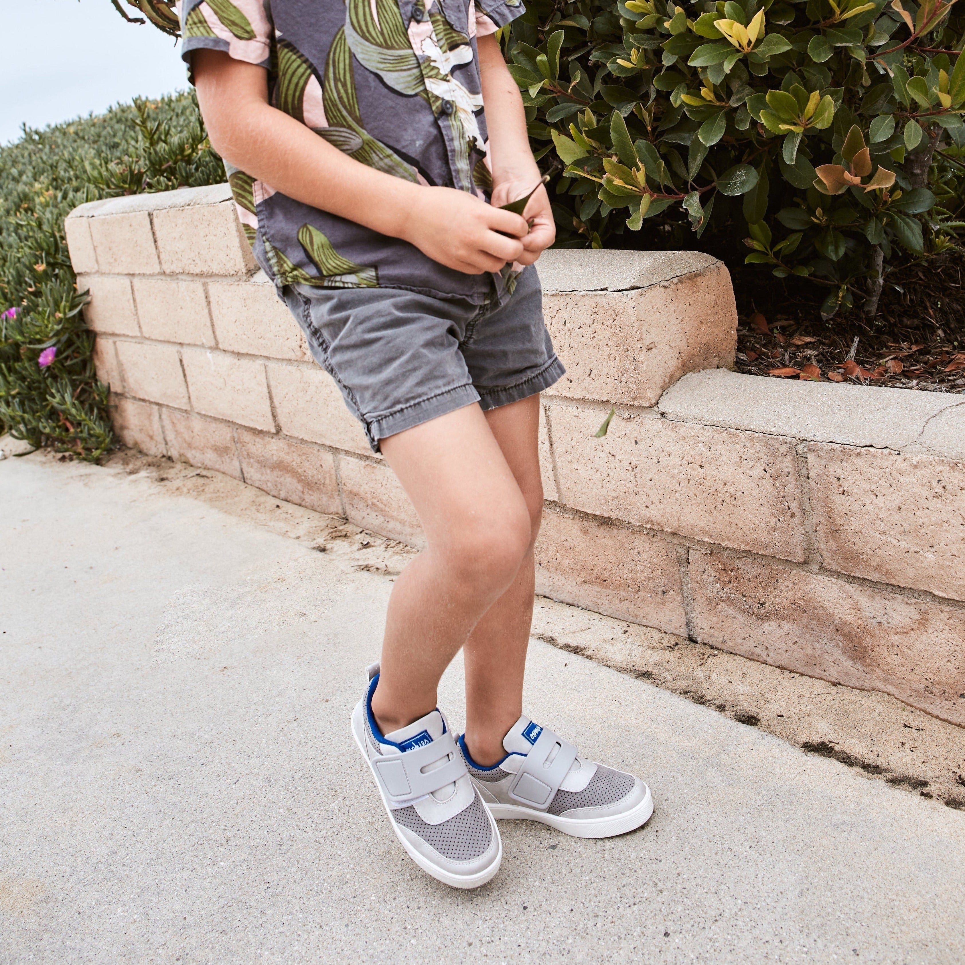 Oomphies Boys Devon sneaker light grey