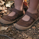 Oomphies Kids Amina Leather Maryjane in brown leather